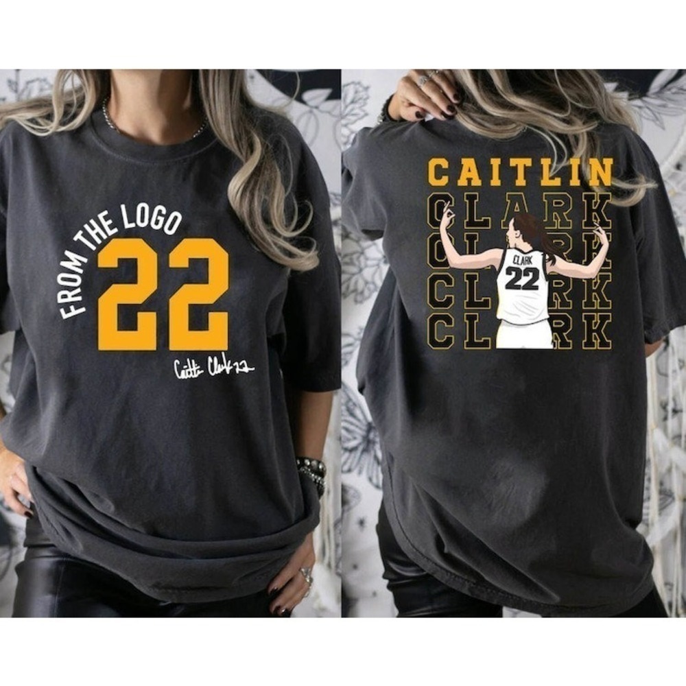 Caitlin Clark Shirt American Clark 22 Basketball 2 Sided Shirt